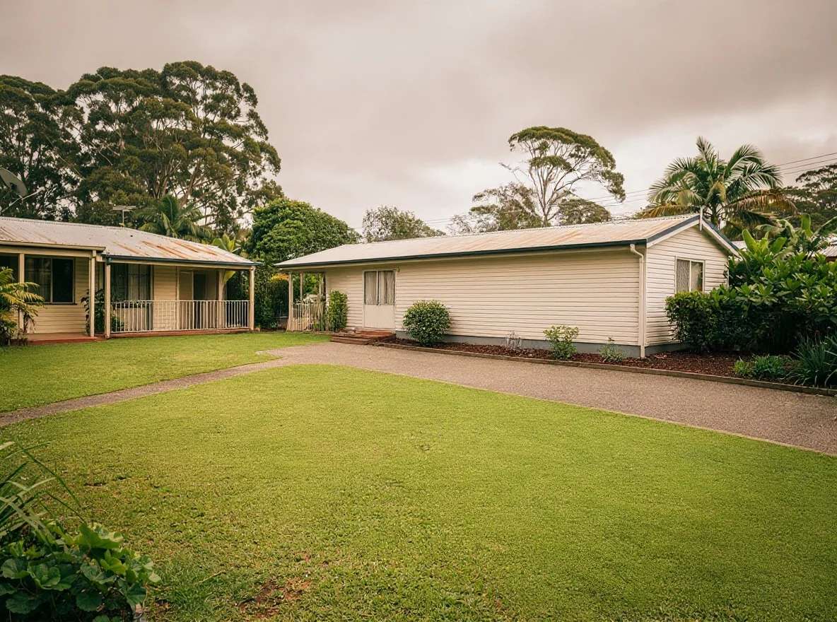 The Kingscliff property cleared, mulched and swept clean after the storm cleanup